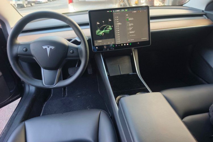 特斯拉 Model 3 2020款 改款 长续航后轮驱动版中控内饰12