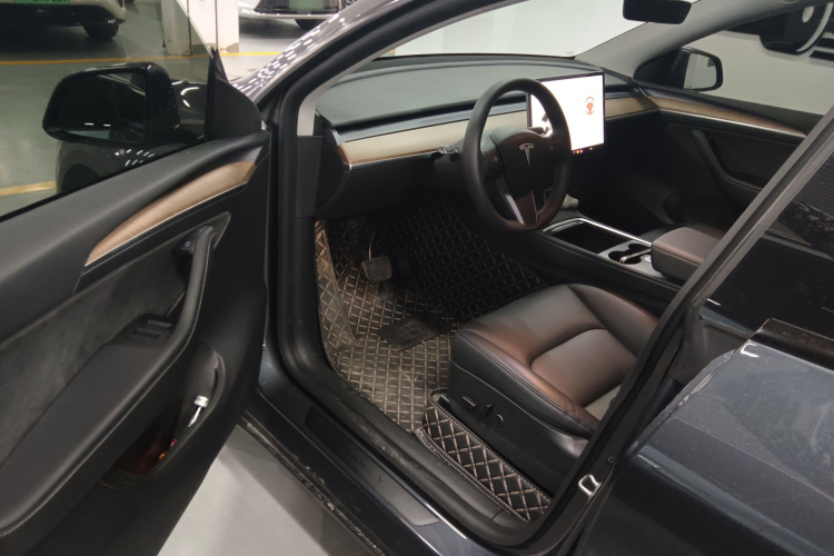 特斯拉 Model Y 2021款 长续航全轮驱动版 3D7中控内饰20