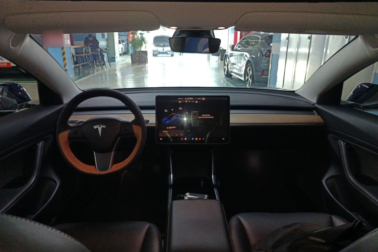特斯拉 Model 3 2020款 改款 长续航后轮驱动版中控内饰12