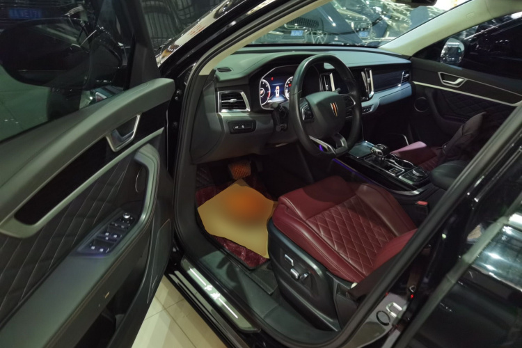 红旗HS7 2022款 3.0T 自动四驱智联旗畅版 七座中控内饰20