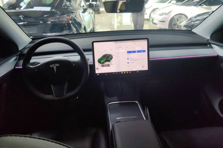 特斯拉 Model Y 2023款 长续航全轮驱动版中控内饰7002