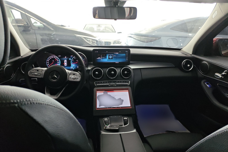 奔驰C级 2021款 C 200 L 时尚型运动版中控内饰7002