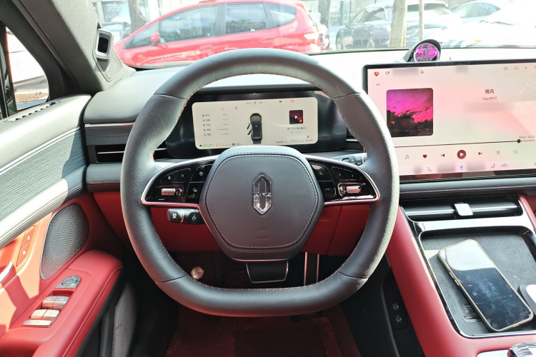 鸿蒙智行 问界M5 2024款 增程 Max RS 四驱高阶智驾版中控内饰13