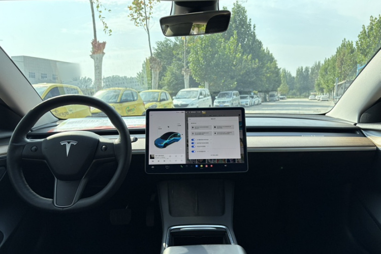 特斯拉 Model 3 2021款 标准续航后驱升级版中控内饰7006