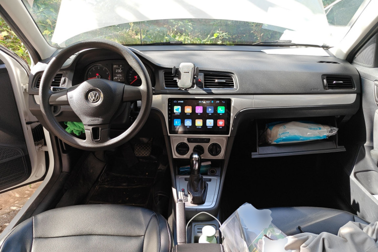 大众 朗逸 2017款 1.6L 自动风尚版中控内饰12