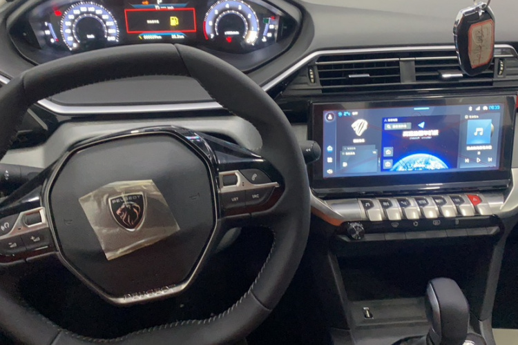 标致408 2022款 1.6T 追光版中控内饰7001