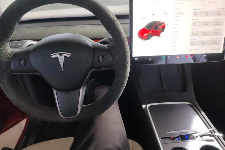 特斯拉 Model Y 2021款 长续航全轮驱动版中控内饰12