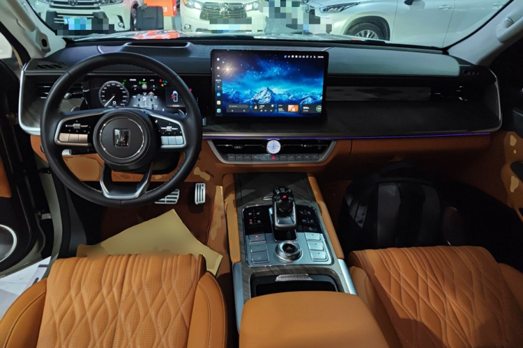 坦克500 2022款 3.0T 商务版 造境型 7座中控内饰7002