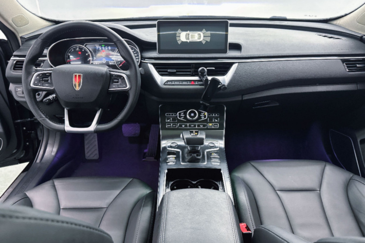 红旗H5 2020款 1.8T 自动智联旗享版中控内饰7001