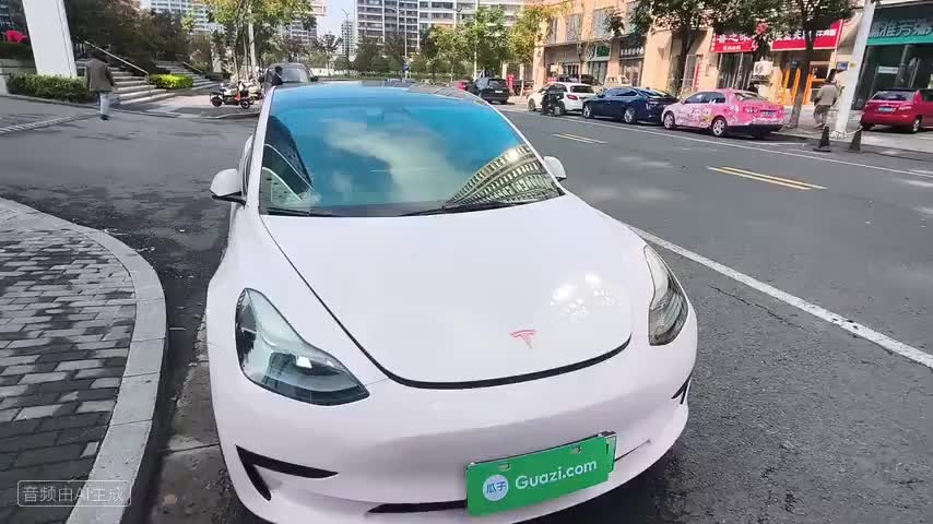 特斯拉 Model 3 2022款 后轮驱动版检测视频1