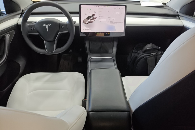 特斯拉 Model Y 2021款 长续航全轮驱动版 3D7中控内饰12