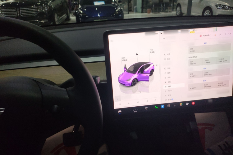 特斯拉 Model Y 2022款 后轮驱动版中控内饰7002