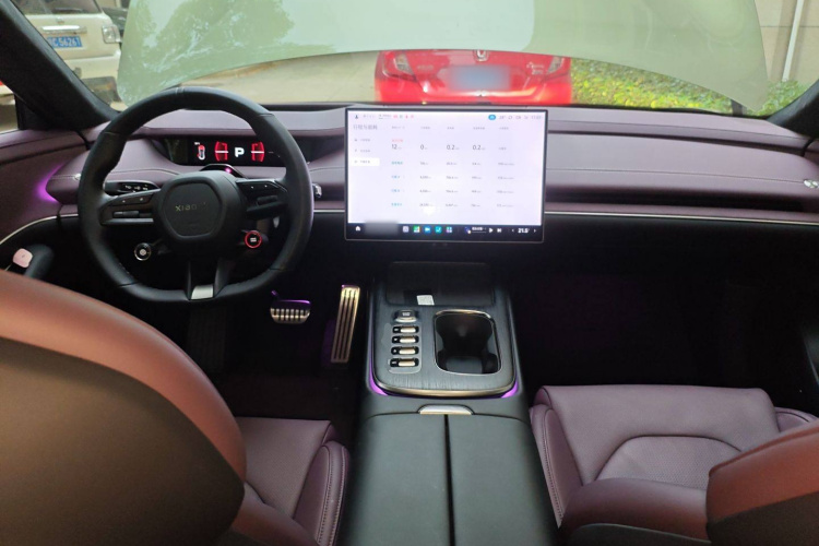 小米汽车 小米SU7 2024款 四驱超长续航高阶智驾Max版中控内饰7002