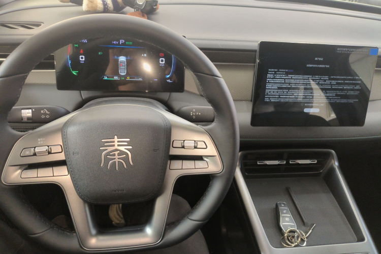比亚迪 秦PLUS 2025款 DM-i 智驾版 128KM进取型中控内饰7002
