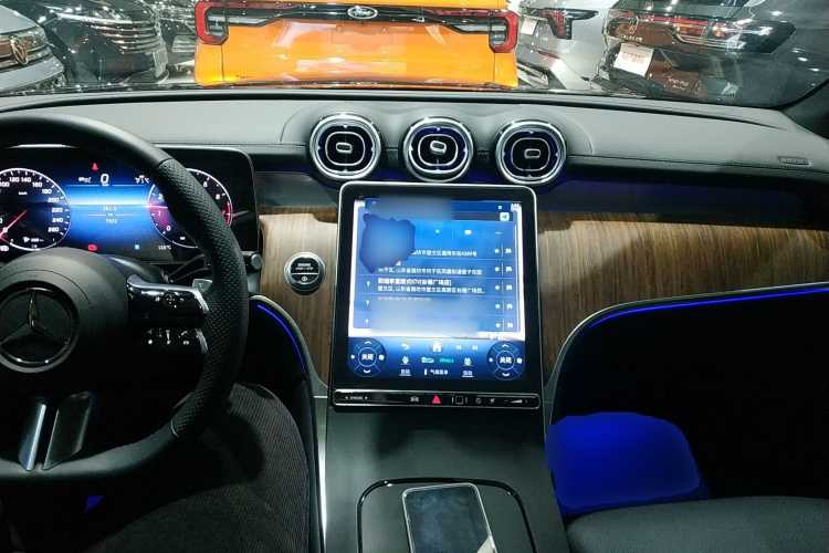 奔驰GLC 2024款 GLC 300 L 4MATIC 动感型 5座中控内饰12