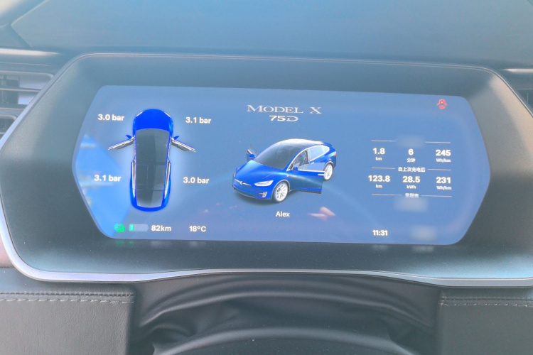 特斯拉 2016款 Model X 75D局部细节14