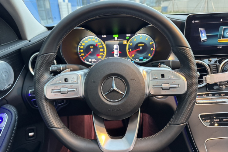 奔驰C级 2021款 C 260 L 运动星耀臻藏版中控内饰7005