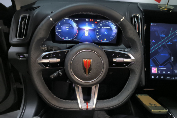 红旗HS3 2023款 1.5T 两驱善为版中控内饰13