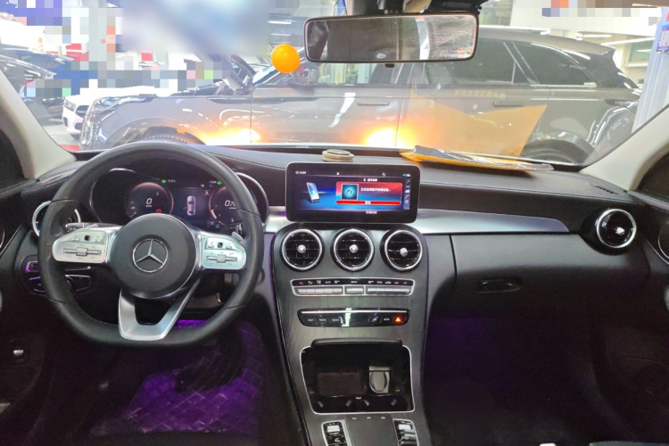 奔驰C级 2021款 C 200 L 时尚型运动版中控内饰12