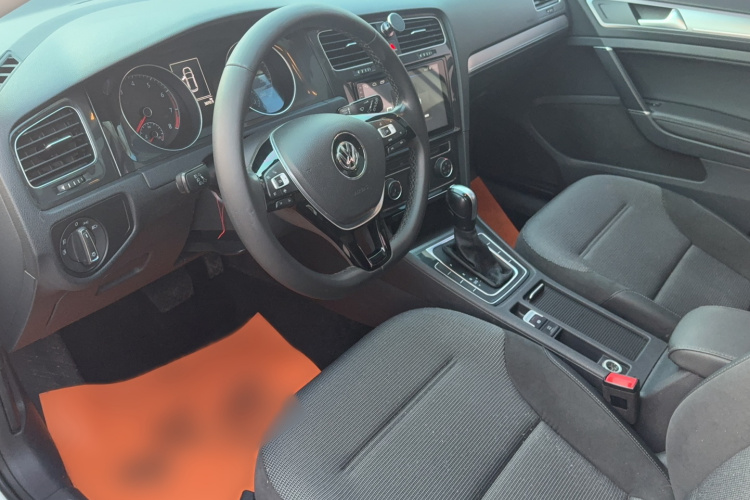 大众 高尔夫 2019款 1.6L 自动舒适型 国V中控内饰7001