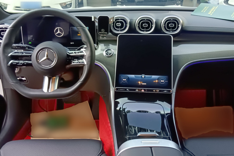 奔驰C级 2022款 改款 C 260 L 运动版中控内饰7002