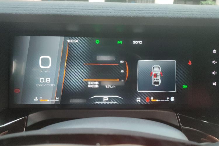 超境汽车 共创坦克300 2023款 2.0T 赛博骑士中控内饰7004