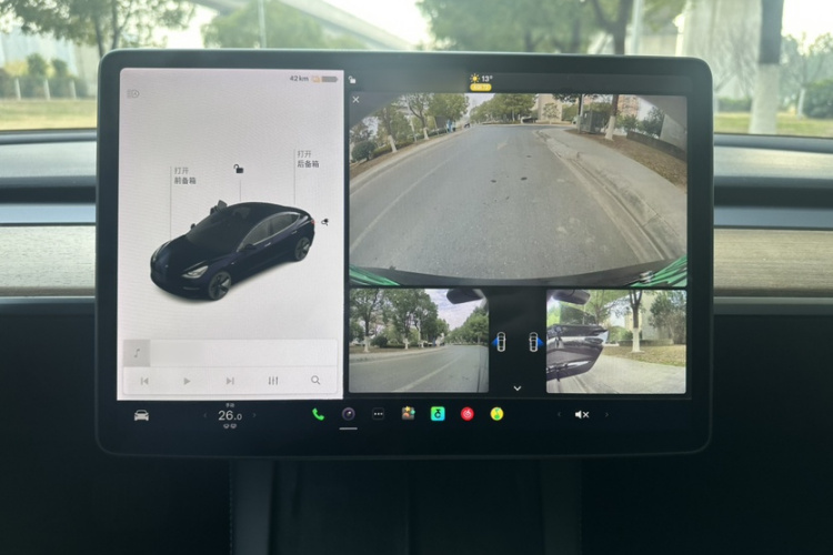 特斯拉 Model 3 2021款 标准续航后驱升级版中控内饰7008