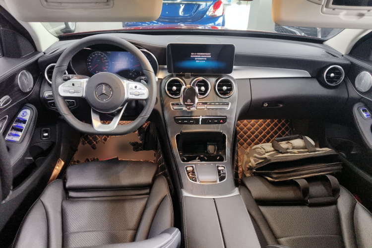 奔驰C级 2021款 C 200 L 时尚型运动版中控内饰12