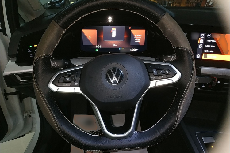 大众 高尔夫 2023款 改款 280TSI DSG Pro中控内饰13