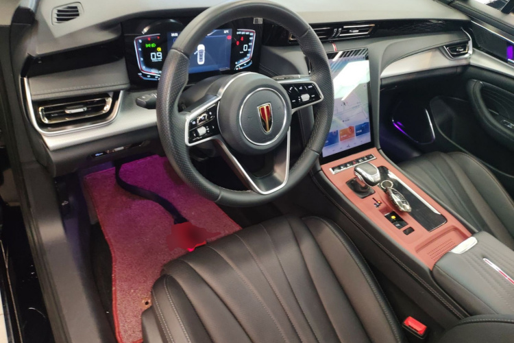 红旗H5 2023款 1.5T DCT智联旗韵版中控内饰7002