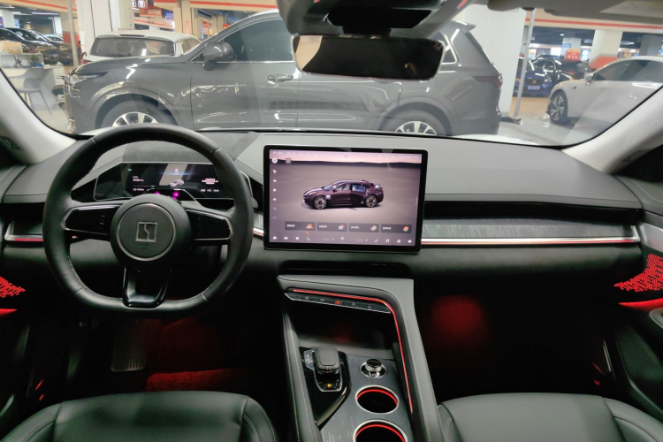 极氪001 2022款 长续航双电机 WE版中控内饰7003