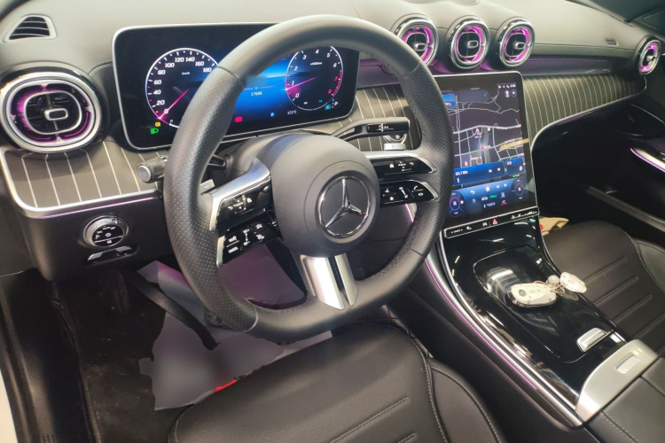 奔驰C级 2023款 改款 C 260 L 运动版中控内饰13