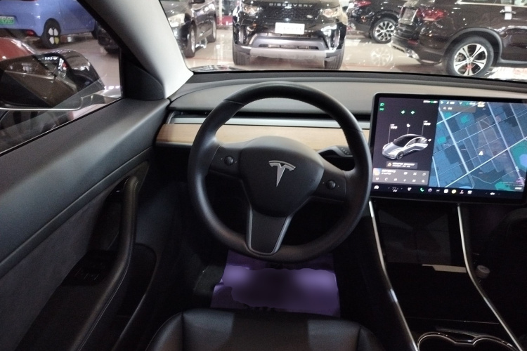 特斯拉 Model 3 2020款 改款 长续航后轮驱动版中控内饰13