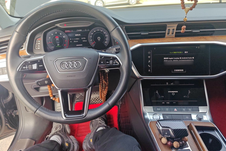 奥迪A6L 2019款 45 TFSI quattro 臻选致雅型中控内饰12