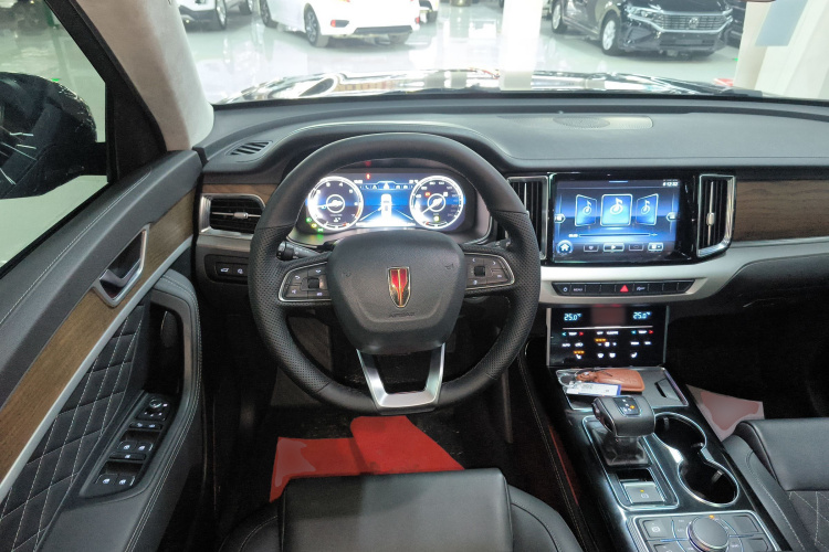 红旗HS7 2019款 3.0T 自动四驱旗悦版中控内饰13