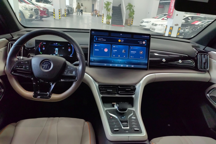 比亚迪 宋Pro新能源 2024款 荣耀版 DM-i 71KM超越型中控内饰12