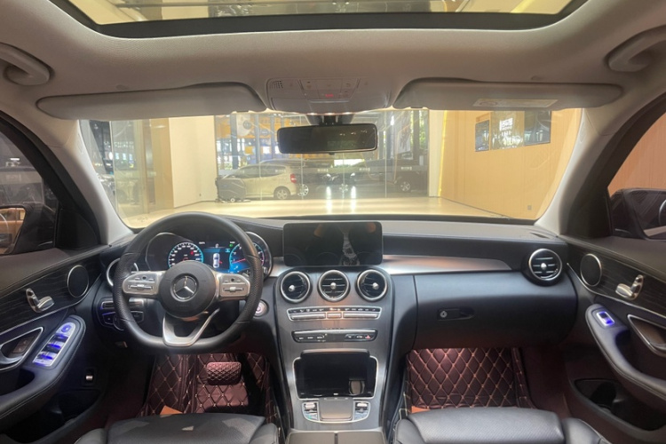 奔驰C级 2021款 C 200 L 时尚型运动版中控内饰7002