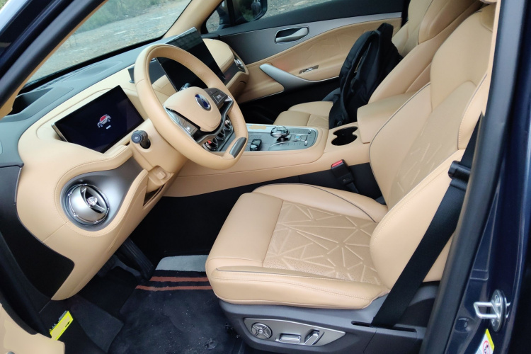 腾势N8 2023款 四驱超混旗舰七座版中控内饰19