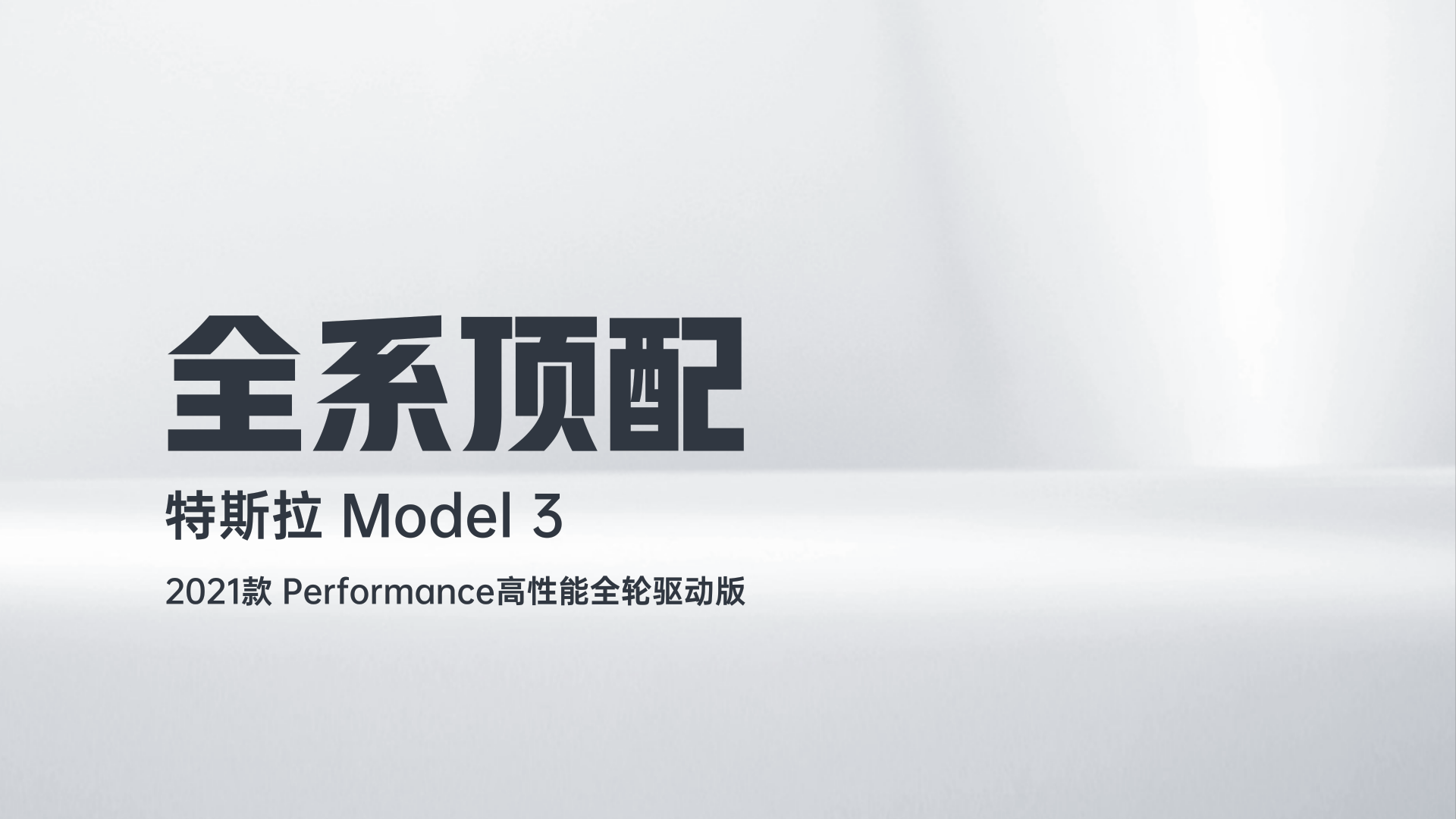 特斯拉 Model 3 2021款 Performance高性能全轮驱动版解读2