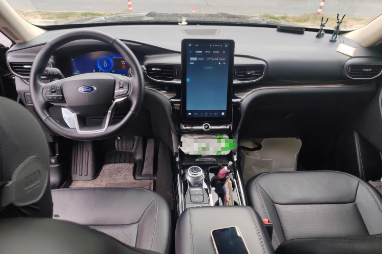 福特 探险者 2020款 EcoBoost 285 四驱钛金版 7座中控内饰12