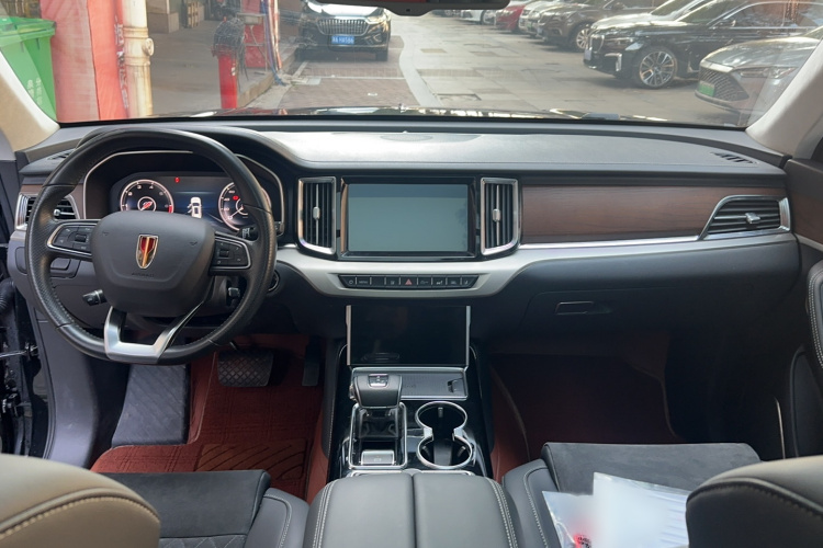 红旗HS7 2021款 2.0T DCT两驱智联旗畅版中控内饰7003