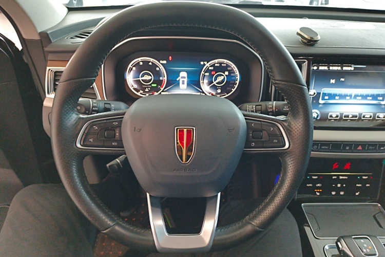 红旗HS7 2022款 2.0T DCT两驱智联旗享版 五座中控内饰13