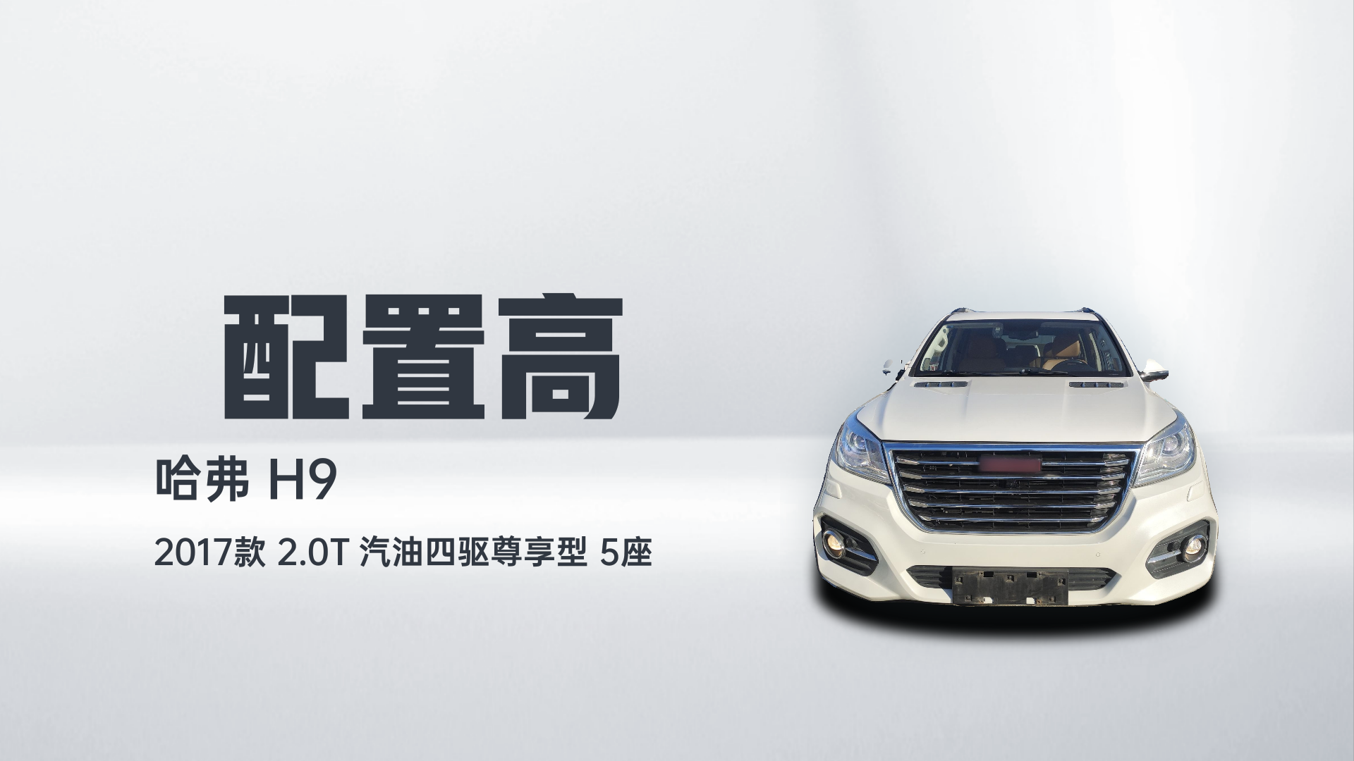 哈弗H9 2017款 2.0T 汽油四驱尊享型 5座解读1