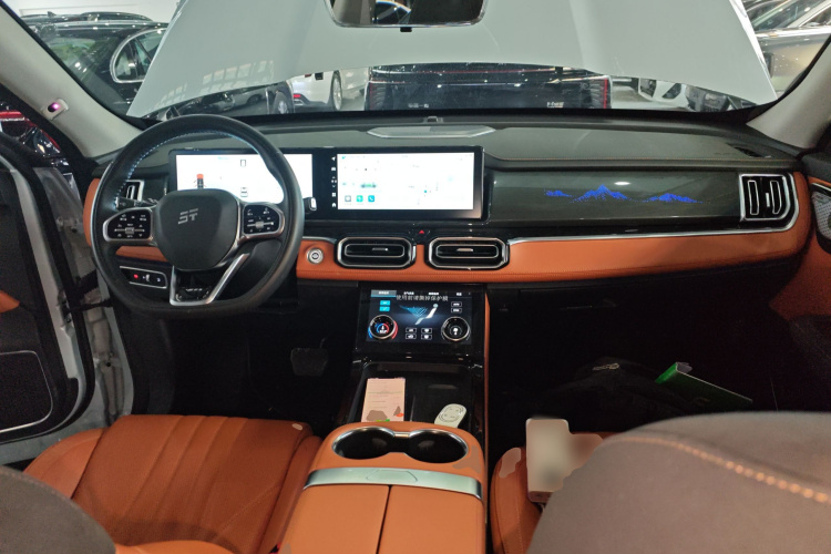 捷途山海L7 2024款 1.5T 120km ULTRA 7座中控内饰7002