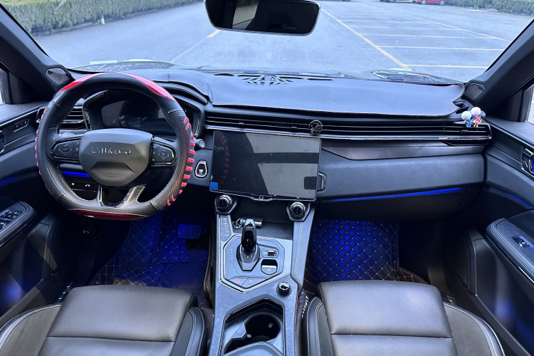 领克01 2021款 2.0TD 四驱暗夜版中控内饰7006