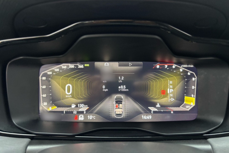 领克03 2022款 2.0TD DCT劲Pro中控内饰7008