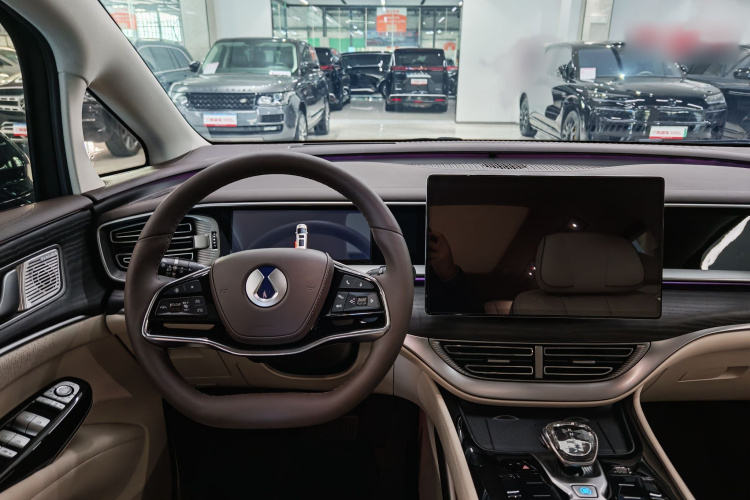 腾势D9 2024款 DM-i 980 四驱尊荣型中控内饰7013