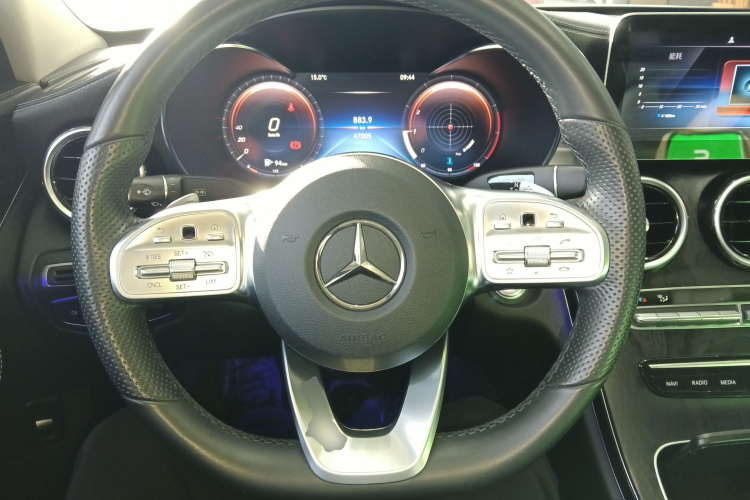 奔驰C级 2020款 改款 C 200 L 时尚型运动版中控内饰13