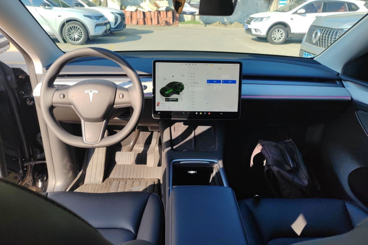 特斯拉 Model Y 2023款 长续航全轮驱动版中控内饰7002