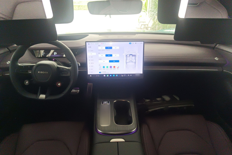 小米汽车 小米SU7 2024款 四驱超长续航高阶智驾Max版中控内饰7002